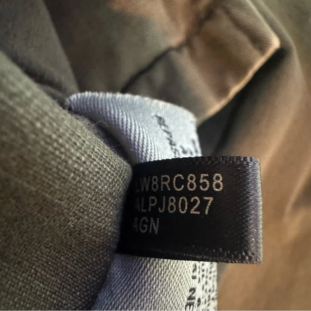 Vintage Levis Women’s Sz Olive Green Cotton Military Field Jacket Utility Coat - Picture 9 of 9